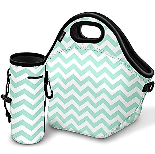 Kaptron Lunch Bag, Thick insulated Lunch Tote Lunch Box Bag with Shoulder Straps - Cover for adults, women, girls, school children - Suitable for Travel, Picnic, Office